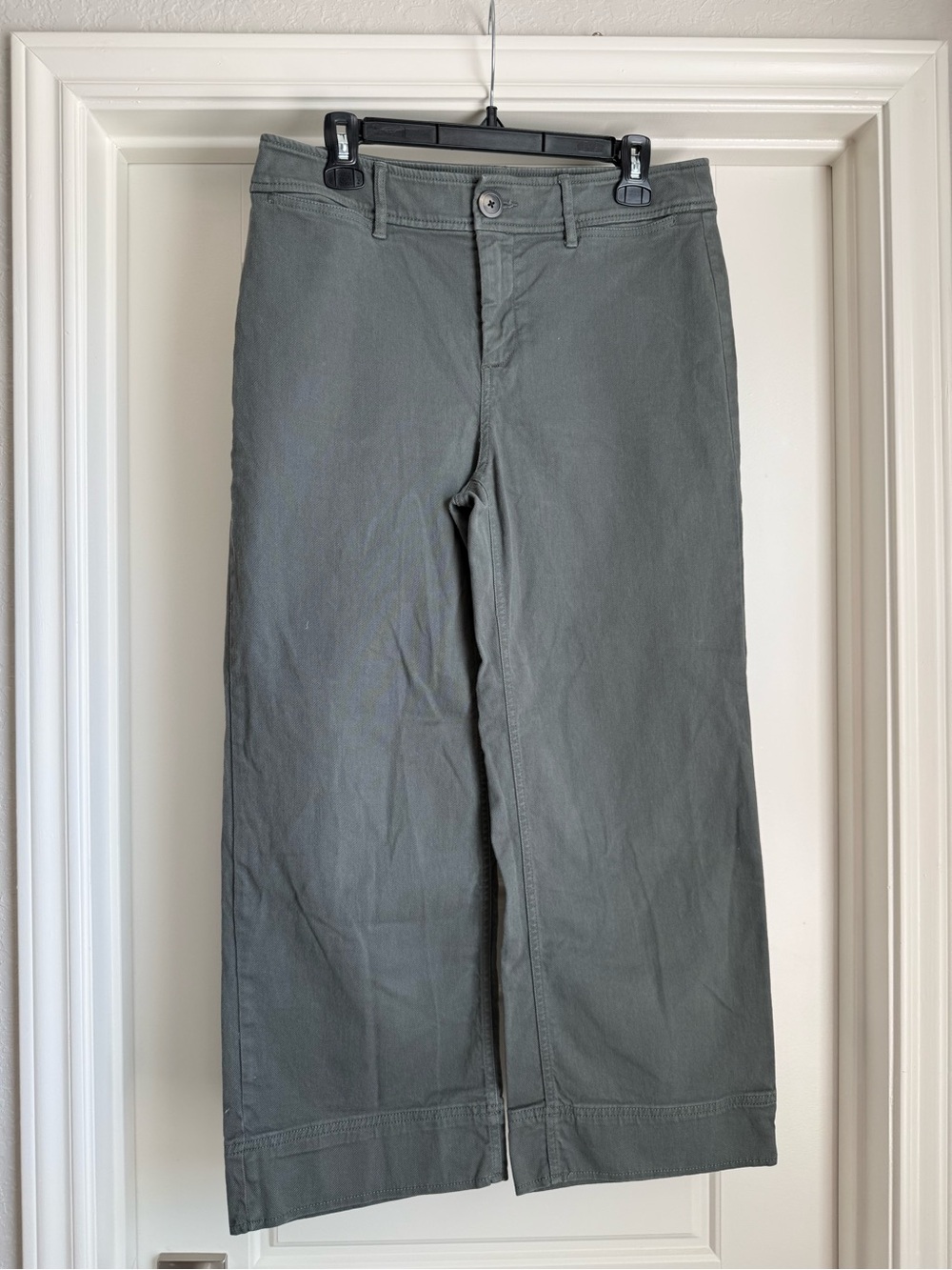 LOFT Wide Leg Cropped Pants